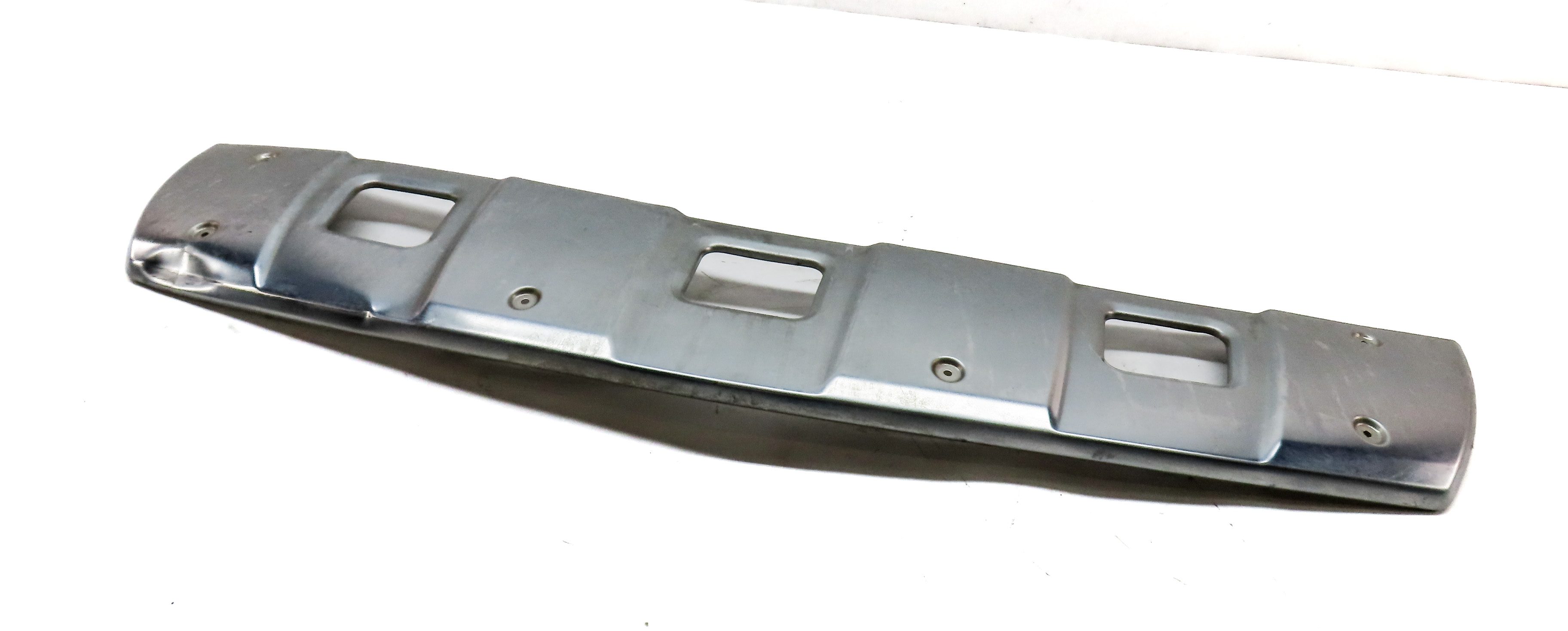 2011 MERCEDES GL450 (X164) FRONT LOWER BUMPER SKID PLATE TRIM (CHROME) — exact item pictured